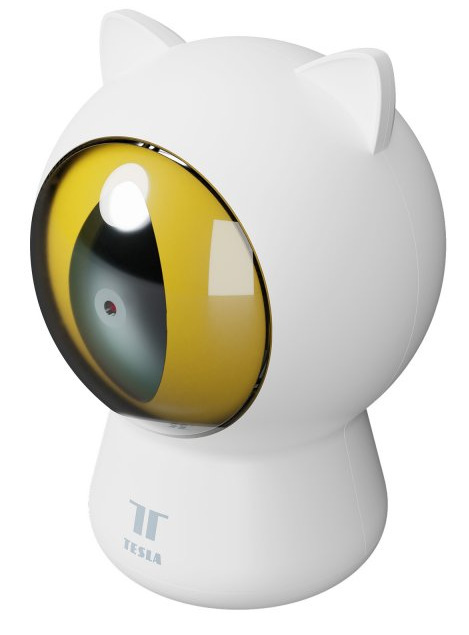 Chytrá hračka Tesla Smart Pet Laser Dot pro kočky bílá