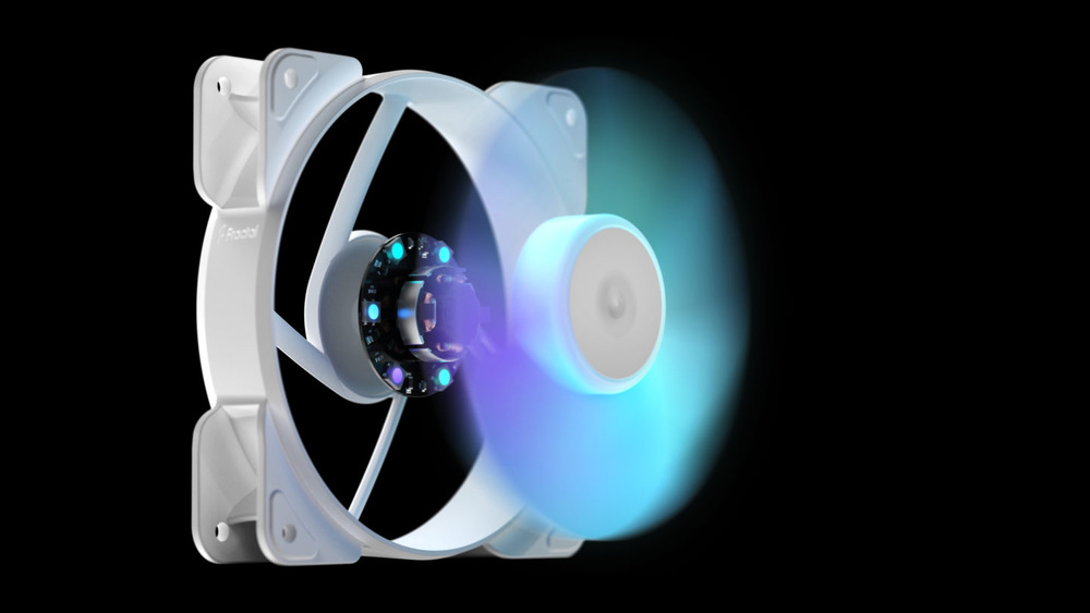 Ventilátor FRACTAL DESIGN Aspect 12 RGB PWM White Frame Fractal Design Aspect 12 RGB PWM