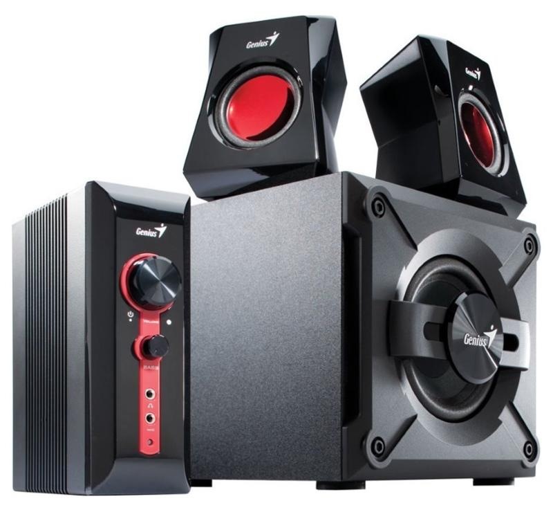 Reproduktory Genius GX Gaming SW-G 2.1 1250, Verze II. černé/červené