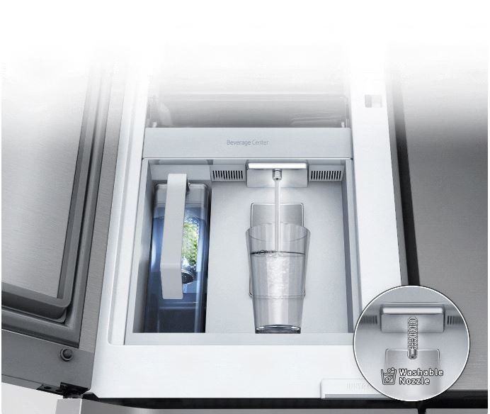 Americká lednice Samsung RF65A967ESR/EO nerez