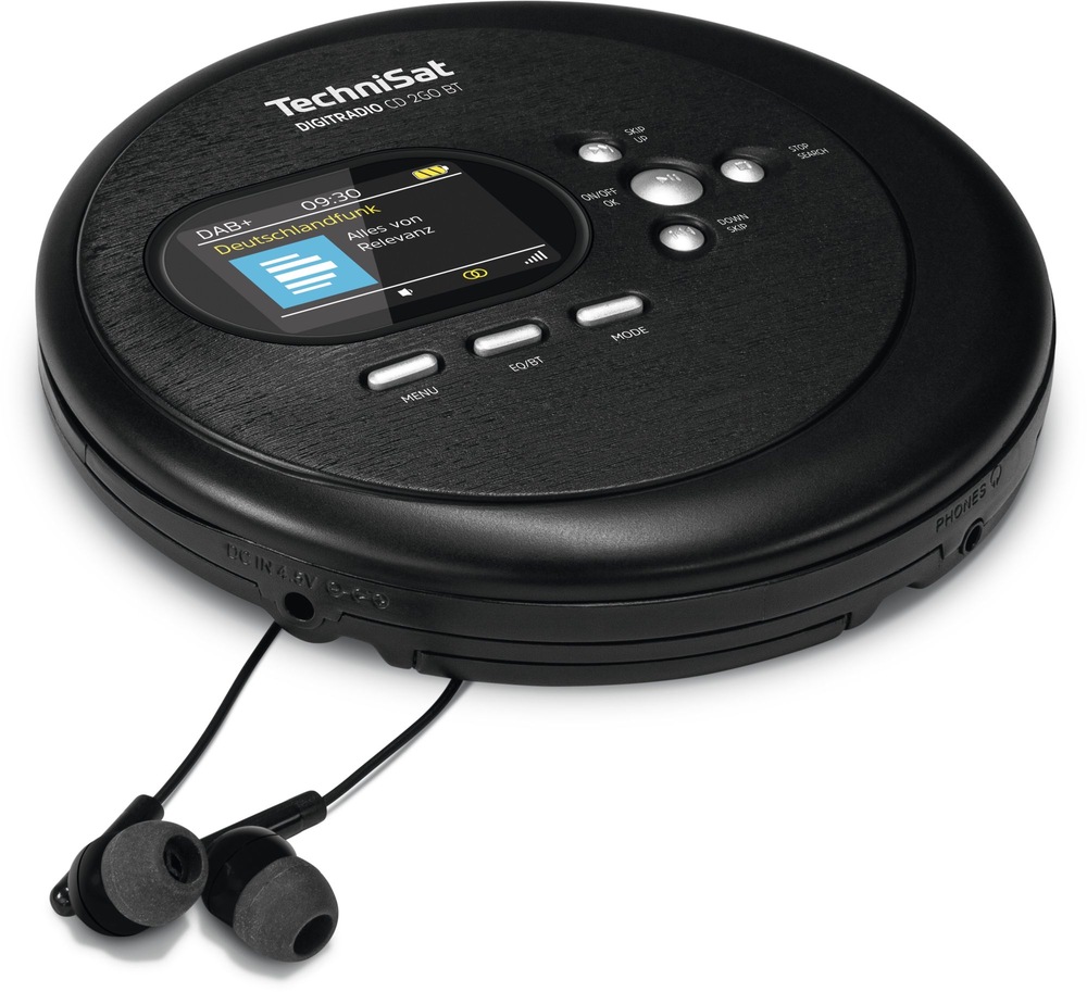 Discman Technisat DIGITRADIO CD 2GO BT černý