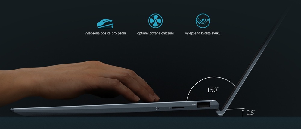 Notebook Asus Zenbook UX425EA-BM009T šedý Notebook Asus Zenbook UX425EA-BM009T šedý