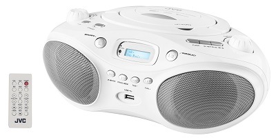 Radiopřijímač DAB+/CD JVC RD-E661W-DAB bílý Radiopřijímač DAB+/CD JVC RD-E661W-DAB bílý