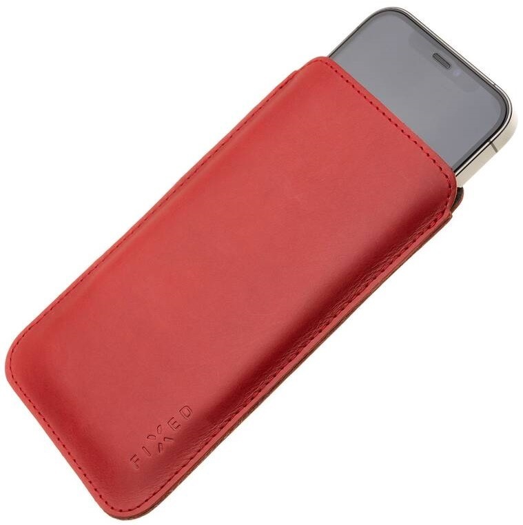 Pouzdro na mobil FIXED Slim na Apple iPhone 12/12 Pro červené