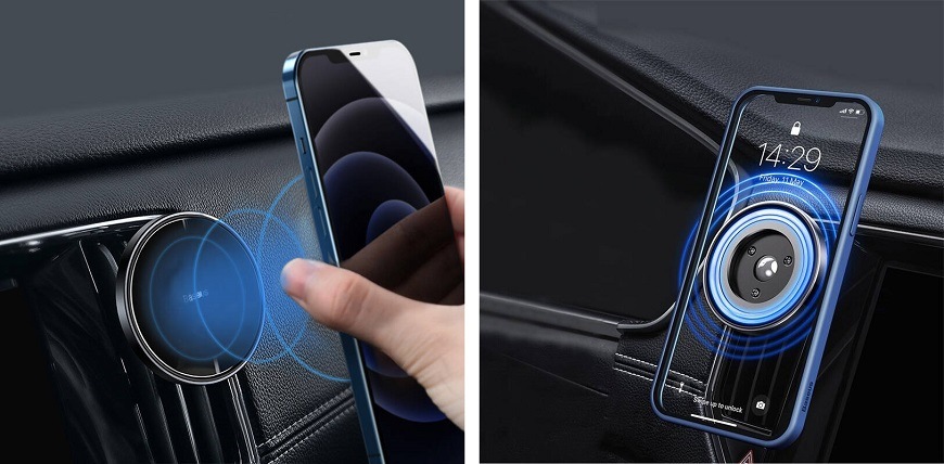 Držák na mobil Baseus Radar, na palubní desku nebo do mřížky černý Baseus Radar
