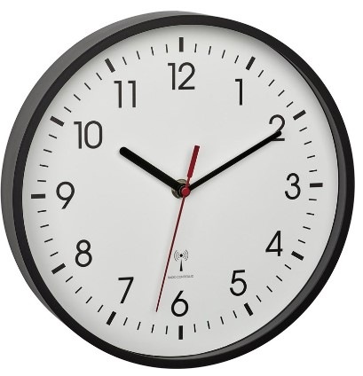 Nástěnné hodiny TFA TFA 60.3550.01 černé