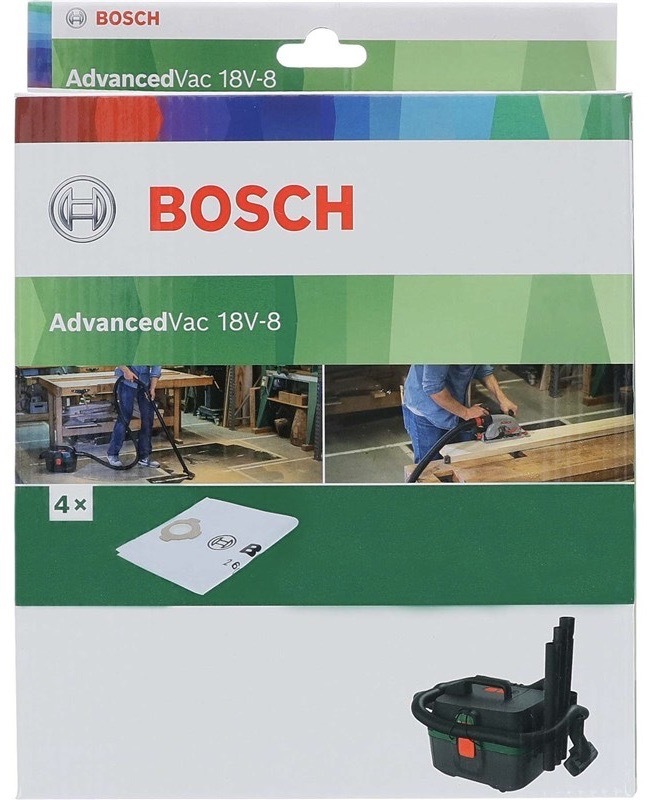 Sáčky do vysavače Bosch, 4 kusy, vysoce odolné
