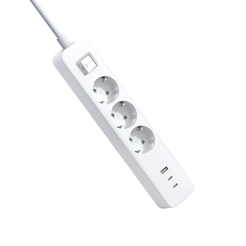 Kabel prodlužovací Xiaomi 20W Power Strip (2C1A) bílý