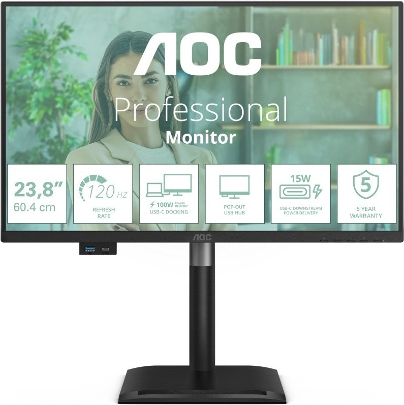 Monitor AOC 24P4CV černý Monitor AOC 24P4CV, černá barva