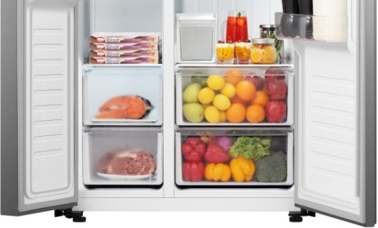 Americká lednice Hisense RS677N4AWF bílá Hisense RS677N4AWF, bílá