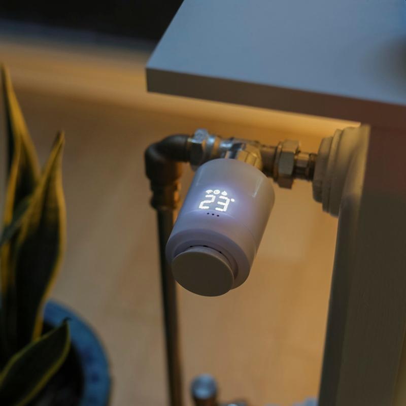 Bezdrátová termohlavice Hama SMART pro regulaci vytápění, doplněk do systému Bezdrátová termohlavice Hama SMART pro regulaci vytápění, doplněk do systému