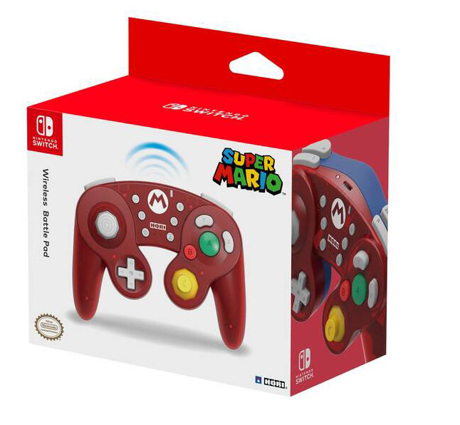 Gamepad HORI Wireless Battlepad pro Nintendo Switch - Mario HORI Wireless BattlePad Super Mario Bros.