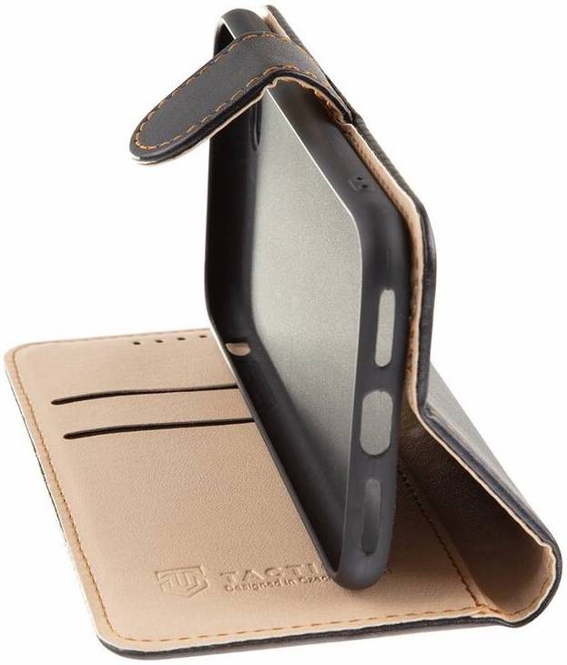 Pouzdro na mobil flipové Tactical Field Notes na Apple iPhone 13 černé