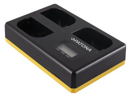 Nabíječka PATONA Triple Canon LP-E6 + LCD