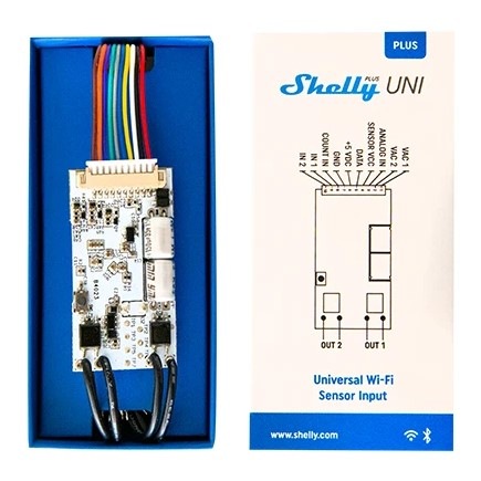 Modul Shelly Plus Uni, WiFi