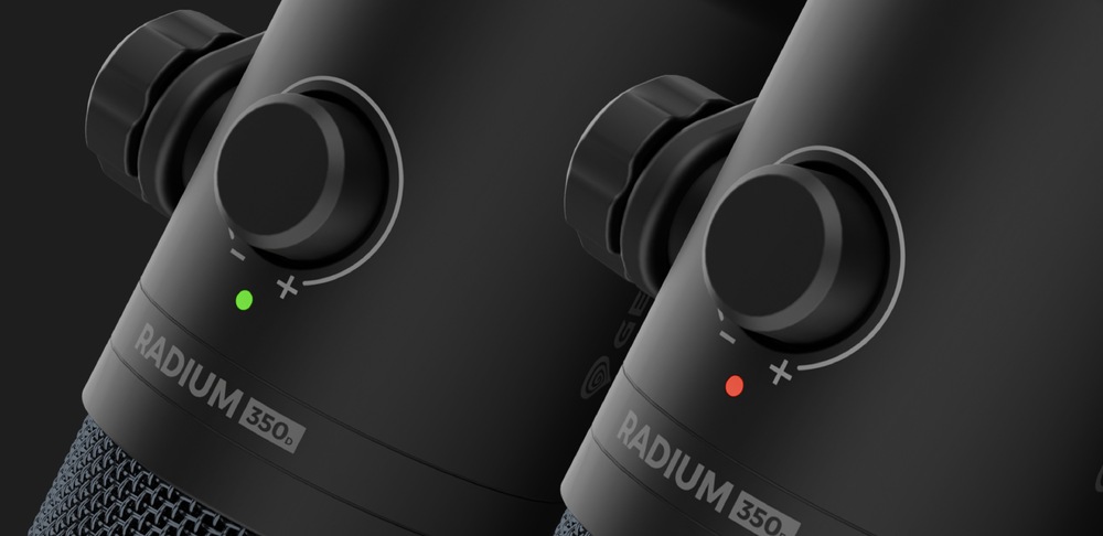 Mikrofon Genesis RADIUM 350D Dynamic, USB černý Genesis RADIUM 350D Dynamic (NGM-2168)