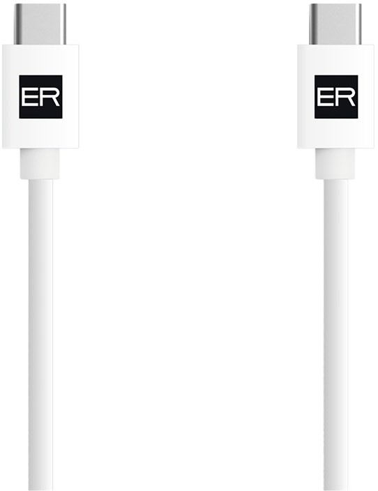 Kabel ERPOWER USB-C/USB-C 3A 60W - 2 m bílý