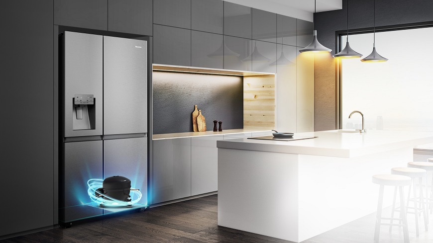 Americká lednice Hisense RS818N4TFC černá Americká chladnička Hisense RS818N4TFC, černá, invertorový kompresor