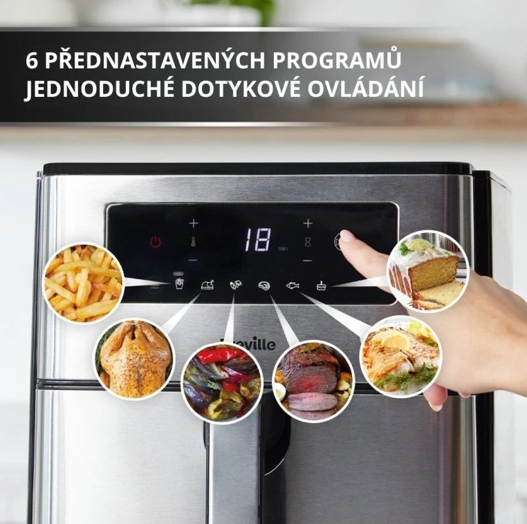 Fritéza horkovzdušná Breville VDF131X-01 nerez Fritéza horkovzdušná Breville VDF131X-01 nerez