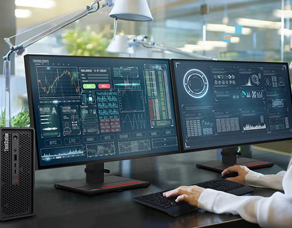 Stolní počítač Lenovo ThinkStation P3 Ultra SFF Gen 2 černý Lenovo ThinkStation P3 Ultra SFF Gen 2 chrání vaše data díky sadě ThinkShield