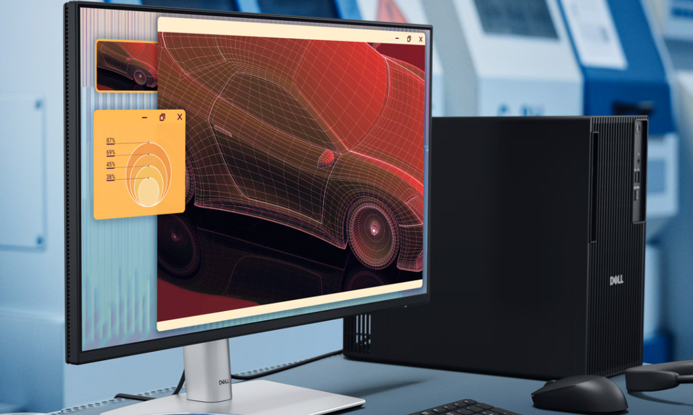 Dell Pro Tower QCT1255 dbá i na snadnou správu hardwaru