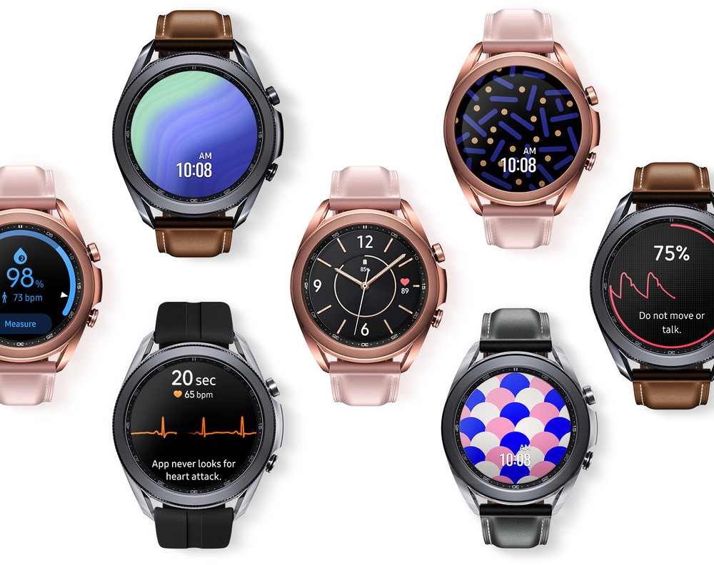 Chytré hodinky Samsung Galaxy Watch3 41mm - ZÁNOVNÍ - 12 měsíců záruka bronzové