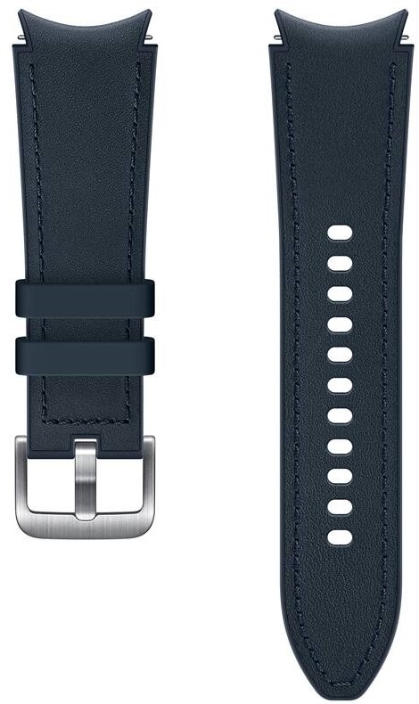 Řemínek Samsung Hybridní kožený 20mm (velikost S/M) modrý