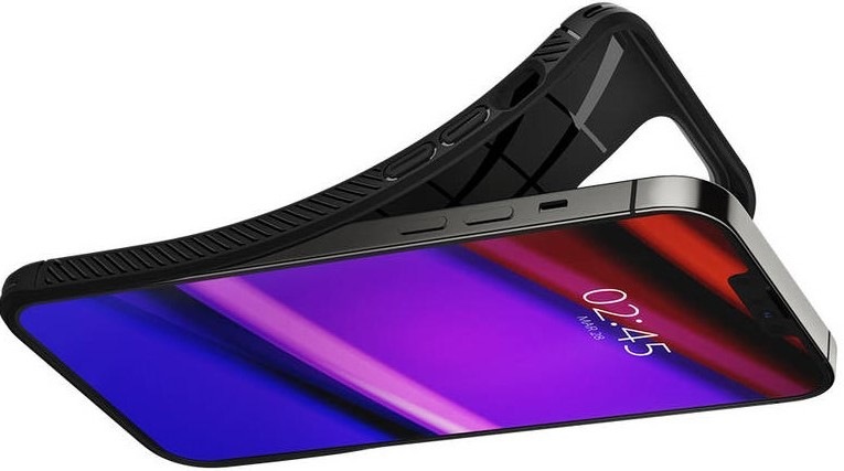 Kryt na mobil Spigen Rugged Armor na Apple iPhone 13 Pro černý Kryt na mobil Spigen Rugged Armor na Apple iPhone 13 Pro černý