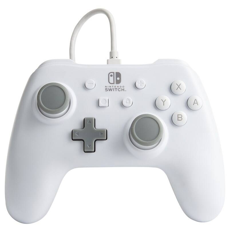 Gamepad PowerA Wired - Nintendo Switch bílý