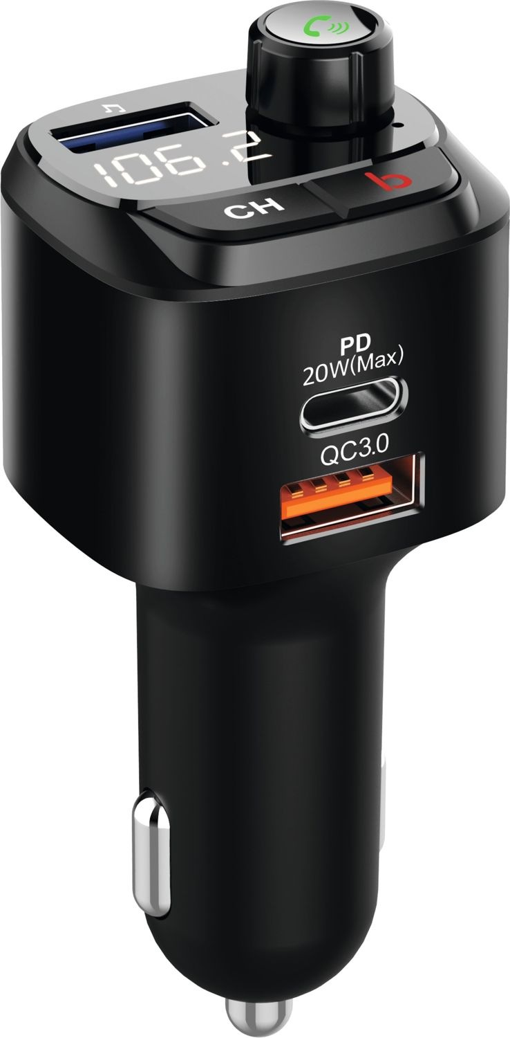FM Transmitter Technisat DIGICAR 200 BT černý FM Transmitter TechniSat DIGICAR 200 BT