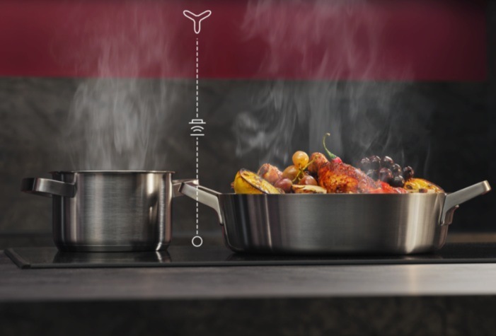 Odsavač par AEG série 7000 GV77D91SB černý Vertikální odsavač par AEG GV77D91SB Hob2Hood