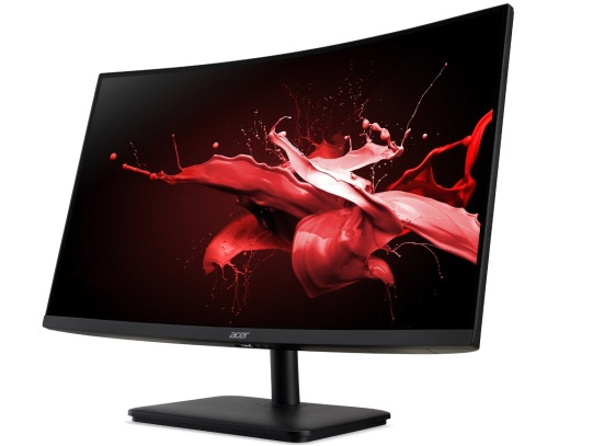 Herní monitor Acer Nitro ED270W0bmiipx černý Detail herního monitoru Acer Nitro z boční strany