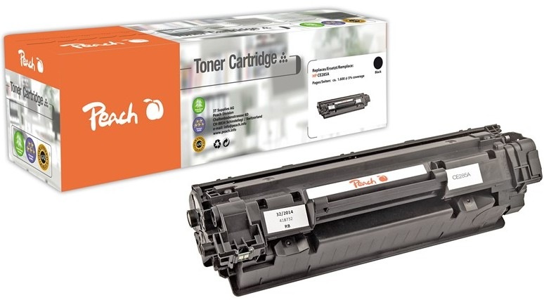 Černý toner Peach HP 85A, CE285A s výtěžností 1600 stran