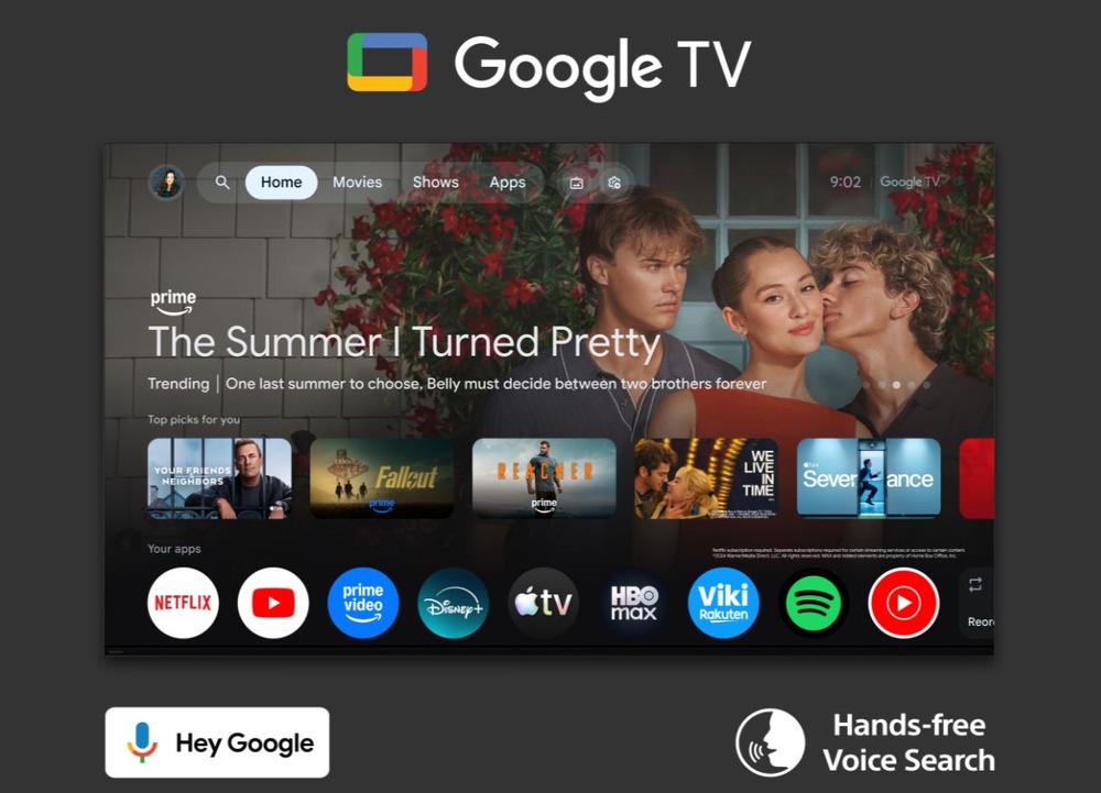 Televize Sony Bravia 3 MII 85" Televize Sony Bravia 3 MII kino Dolby Vision