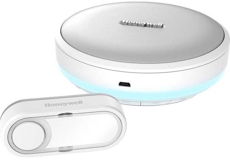 Zvonek bezdrátový Honeywell DCR315S, na baterie, 150m šedý