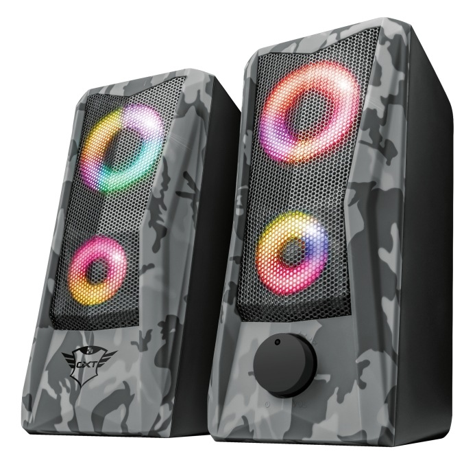 Reproduktory Trust GXT 606 Javv RGB-Illuminated 2.0 šedé