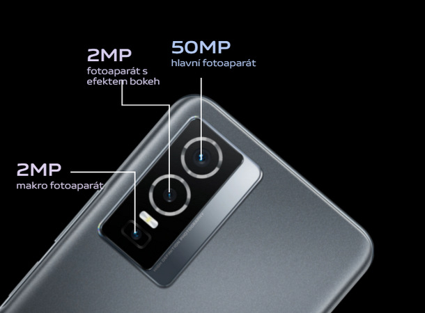 Mobilní telefon vivo Y76 5G 8 GB / 128 GB - Cosmic Aurora