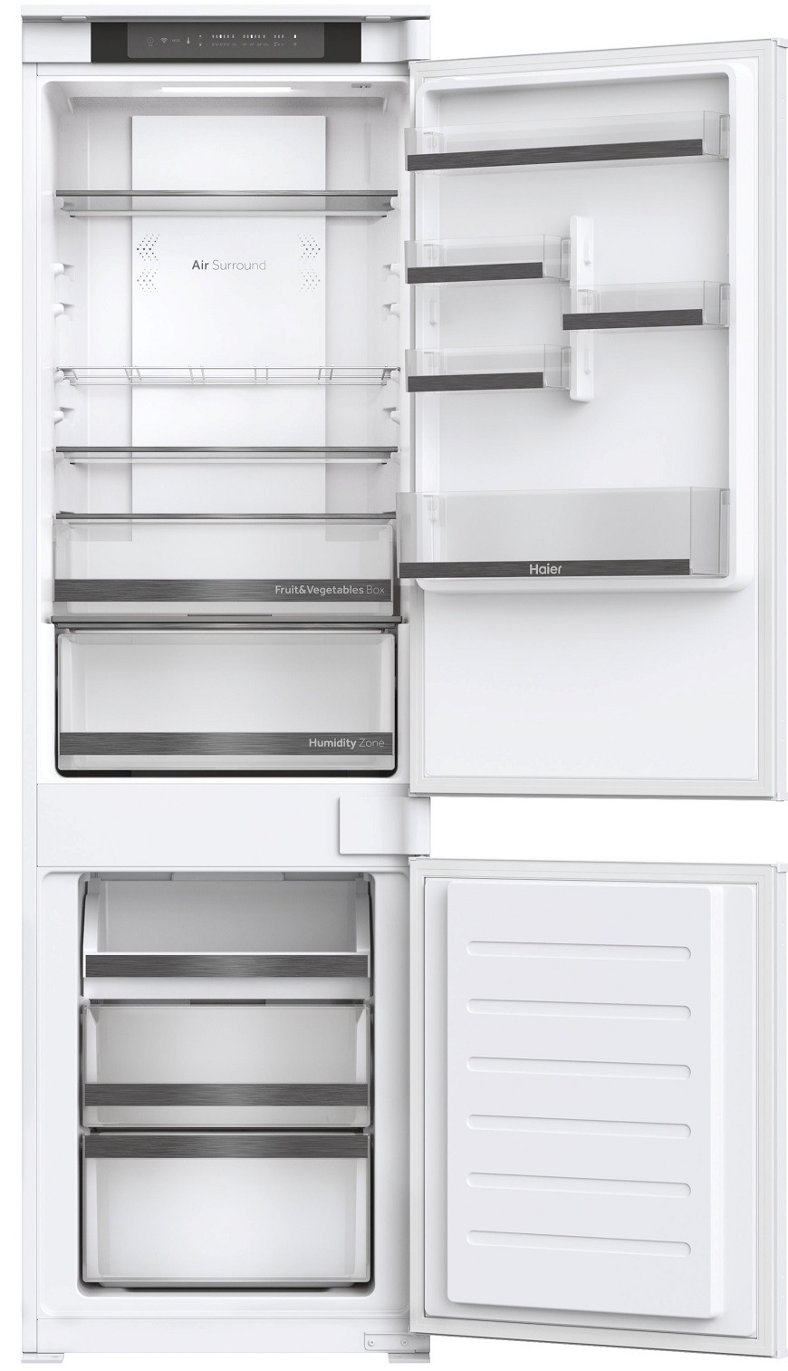 Chladnička s mrazničkou Haier Series 6 2D 55 HBW5518E bílá