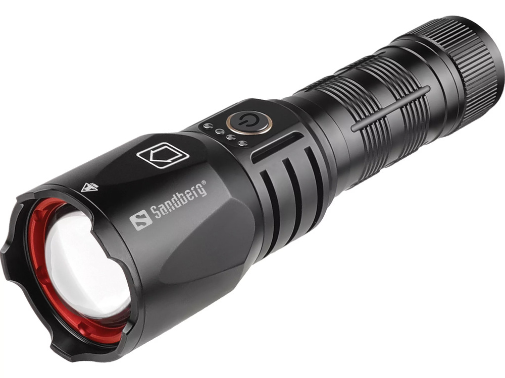 Svítilna Sandberg Sandberg Survivor Torch 5000mAh, powerbanka černá Svítilna Sandberg Sandberg Survivor Torch 5000mAh, powerbanka černá
