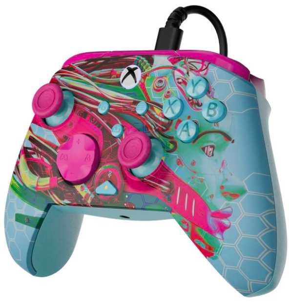 Gamepad Turtle Beach Rematch Advanced - Xbox Series X/S, Xbox One, PC - růžový