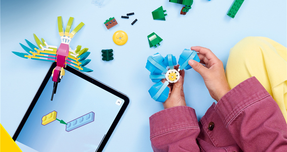 Stavebnice LEGO® Creator 3 v 1 31384 Divoká zvířata: Barevný kolibřík Kolibřík s pohyblivými částmi vytvoří barevnou přírodní scénu, kterou mohou děti libovolně upravovat.