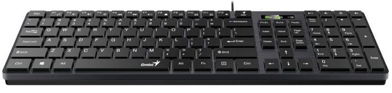 Klávesnice Genius Slimstar 126, SmartGenius App, CZ/SK černá