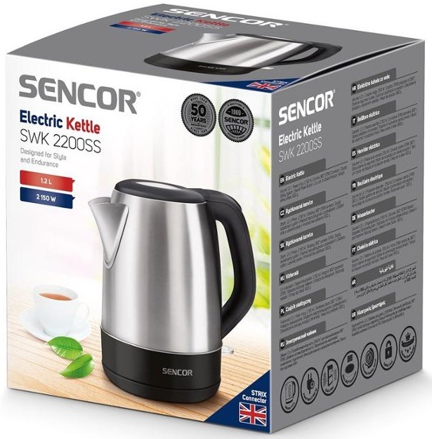 Rychlovarná konvice Sencor SWK 2200SS nerez Rychlovarná konvice Sencor SWK 2200SS nerez