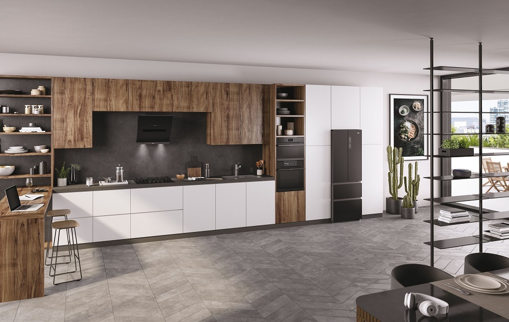 Plynová varná deska Haier Gas On Glass Series 6 HAVG5D4HB černá