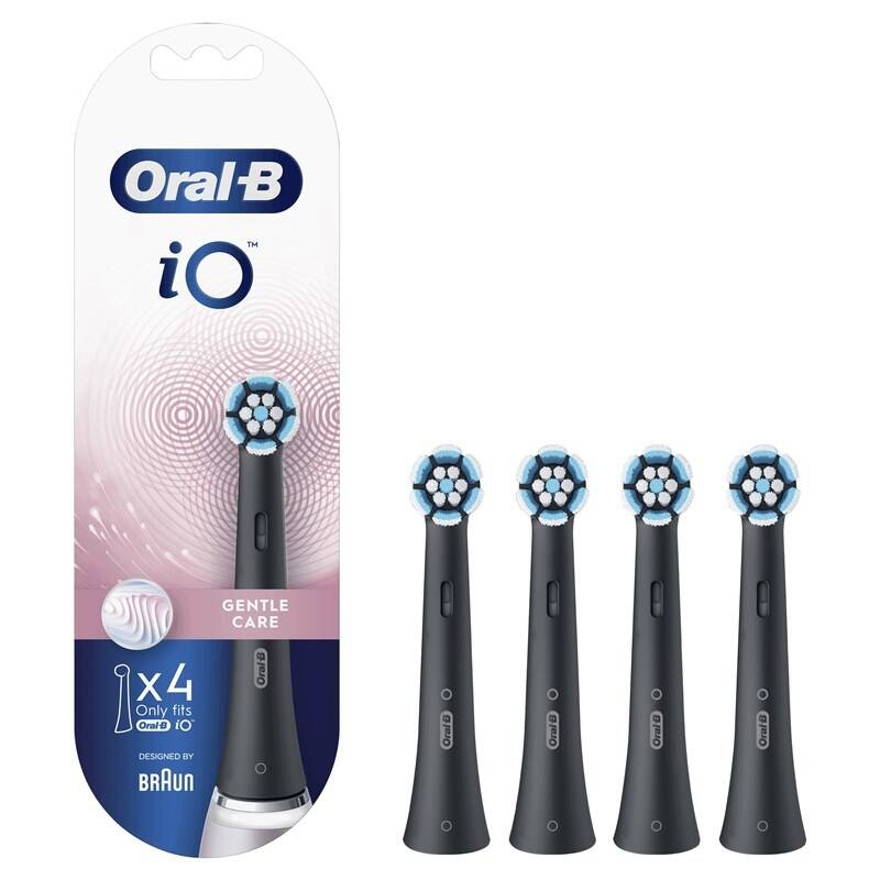 Náhradní kartáček Oral-B iO Gentle Care Black (4 ks)