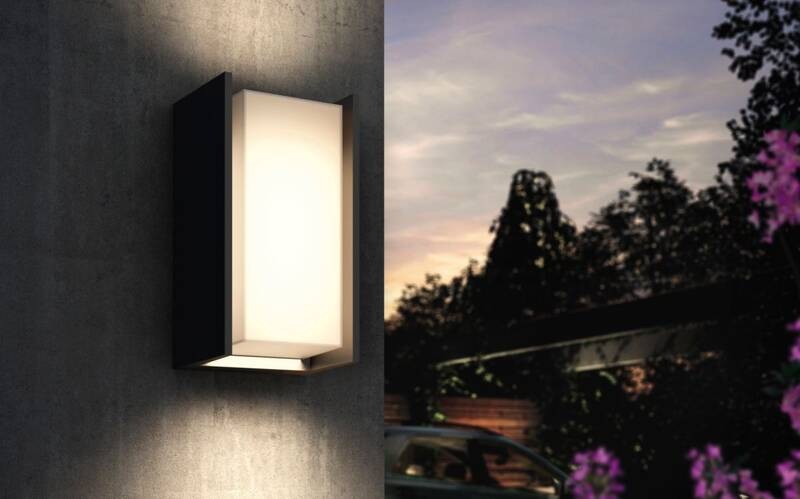 Nástěnné svítidlo Philips Hue Turaco White, nástěnné černé Nástěnné svítidlo Philips Hue Turaco White, nástěnné černé