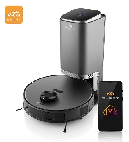 Robotický vysavač ETA Aurum PRO 6241 90000, černá