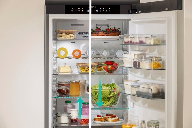 Chladnička s mrazničkou Gorenje G600 NRB62C6X4WFE nerez Gorenje chladnička NRB62C6X4WFE, nerez, police