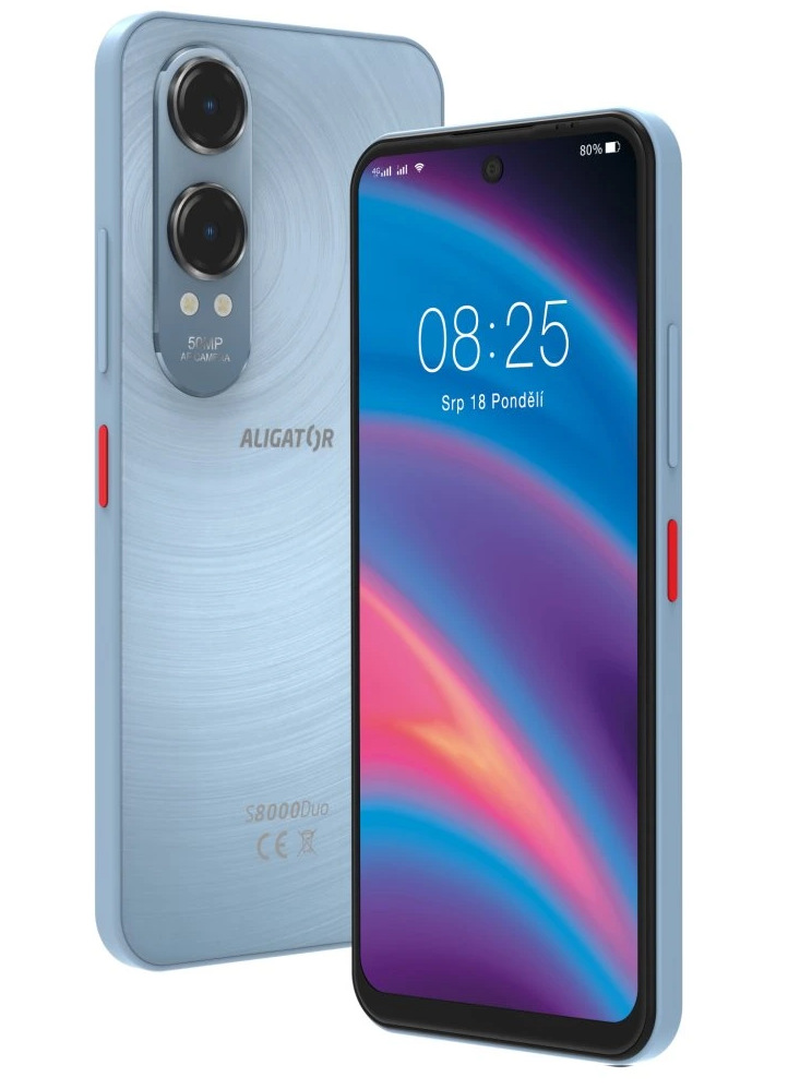 Mobilní telefon Aligator S8000 Duo 4 GB / 128 GB modrý