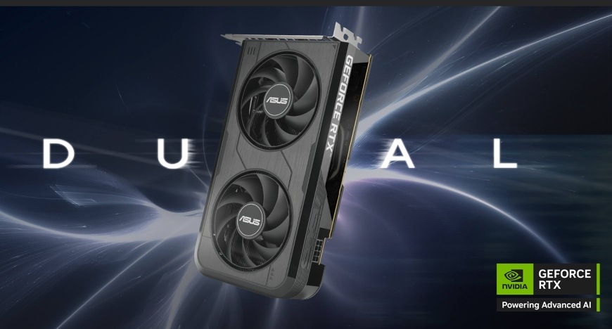 Grafická karta Asus GeForce RTX 5050 DUAL OC 8G černá